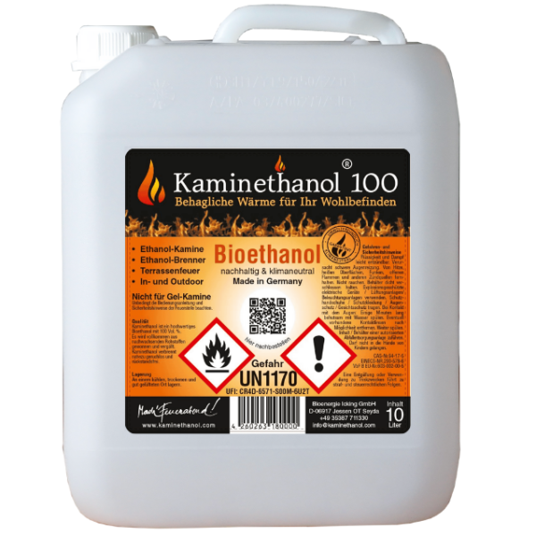 Bioethanol 100% im 10-L-Kanister